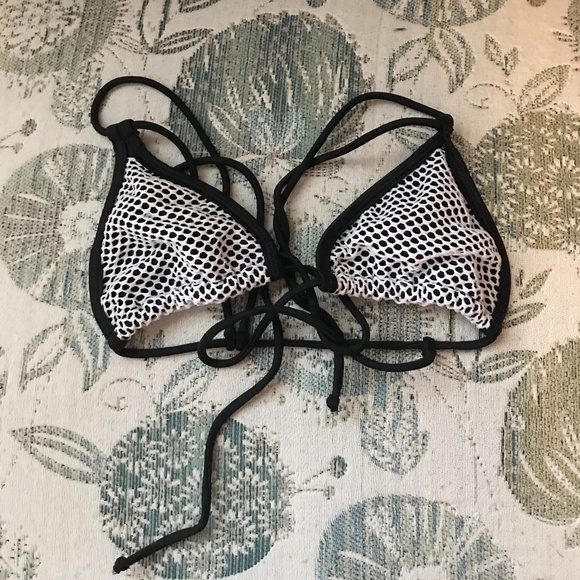 Micro Bikini Top with front tie - Size Large (fits small) - Picture 6 of 6